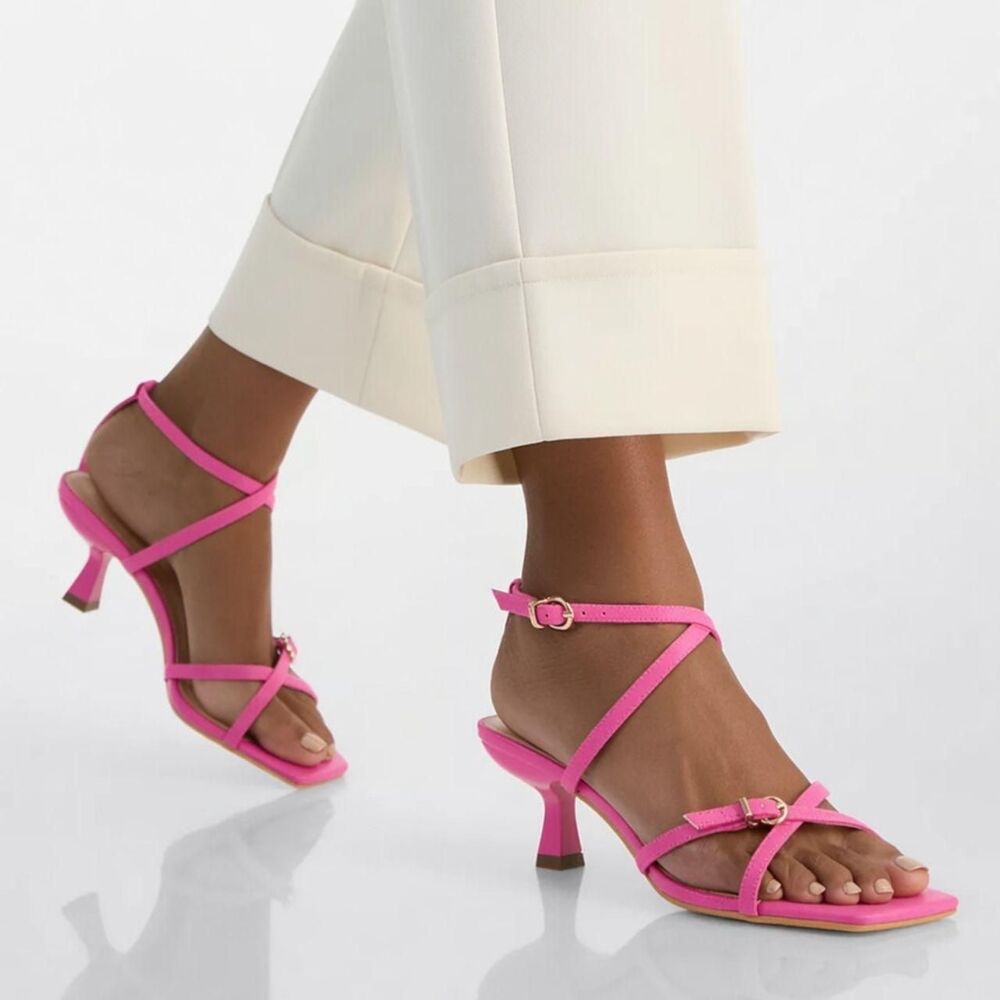 Unbranded Women's Brown and Pink Sandals